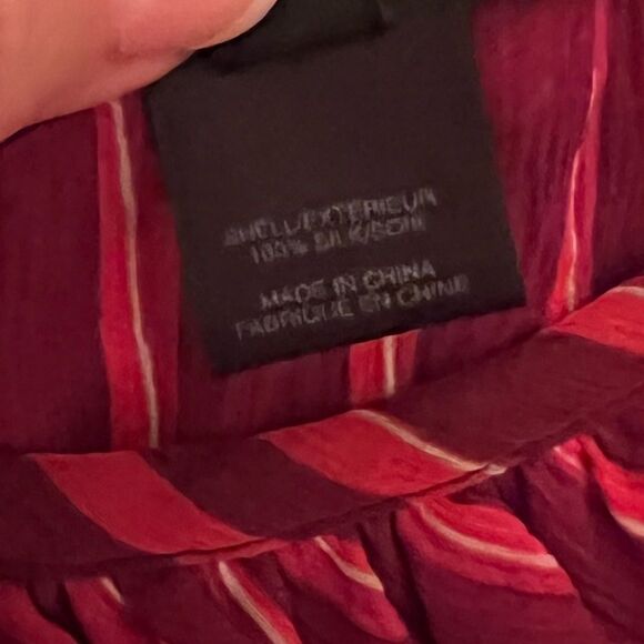 Marc Jacobs 💯 SILK Blouse Sz 2 sheer top - Picture 3 of 10